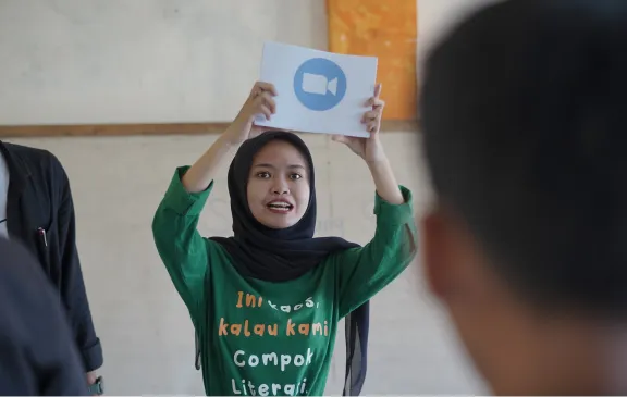 Dokumentasi Compok Literasi Kegiatan bersama sambang sekolah 3